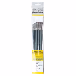 Winsor &amp; Newton 5295008, Set de pinceaux, Assortie, Synthétique, 6 pièce(s)