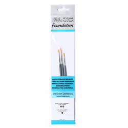 Winsor &amp; Newton 5295011, Set de pinceaux, Assortie, Synthétique, 3 pièce(s)