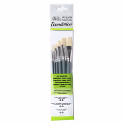 Winsor &amp; Newton 5295025, Set de pinceaux, Assortie, Synthétique, 6 pièce(s)