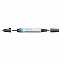 Winsor & Newton 0201654, Turquoise, Couleurs assorties, Turquoise, Fin/moyen, Pointe biseautée/balle, Rond