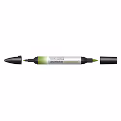 Winsor & Newton 0201599, Vert, Couleurs assorties, Sap Green, Fin/moyen, Pointe biseautée/balle, Rond