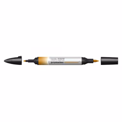 Winsor & Newton 0201744, Jaune, Couleurs assorties, Yellow Ochre, Fin/moyen, Pointe biseautée/balle, Rond