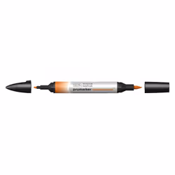 Winsor & Newton 0201074, Marron, Couleurs assorties, Burnt Sienna, Fin/moyen, Pointe biseautée/balle, Rond