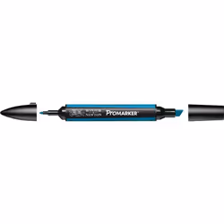 Winsor & Newton 0203189, Bleu, Multicolore, Aegean, Fin/moyen, Pointe biseautée/balle, Rond