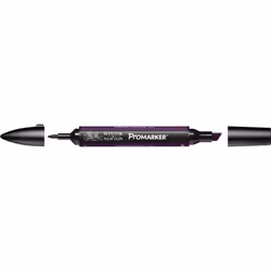 Winsor &amp; Newton 0203290, Violet, Multicolore, Aubergine, Fin/moyen, Pointe biseautée/balle, Rond