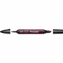 Winsor & Newton 0203075, Bordeaux, Multicolore, Burgundy, Fin/moyen, Pointe biseautée/balle, Rond