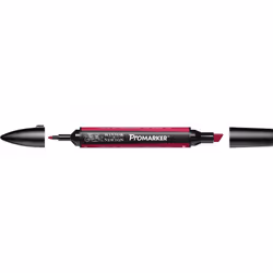 Winsor & Newton 0203273, Rouge, Multicolore, Cardinal Red, Fin/moyen, Pointe biseautée/balle, Rond