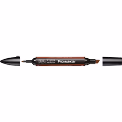 Winsor & Newton 0203342, Marron, Multicolore, Chestnut, Fin/moyen, Pointe biseautée/balle, Rond