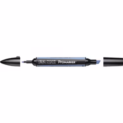 Winsor & Newton 0203238, Bleu, Multicolore, Cornflower, Fin/moyen, Pointe biseautée/balle, Rond