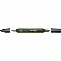 Winsor & Newton 0203068, Vert, Multicolore, Forest Green, Fin/moyen, Pointe biseautée/balle, Rond