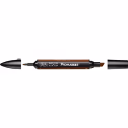 Winsor & Newton 0203105, Marron, Multicolore, Henna, Fin/moyen, Pointe biseautée/balle, Rond