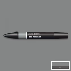 Winsor & Newton 0203259, Gris, Multicolore, Ice Grey 5, Fin/moyen, Pointe biseautée/balle, Rond
