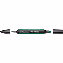 Winsor & Newton 0203228, Vert, Multicolore, Lush Green, Fin/moyen, Pointe biseautée/balle, Rond