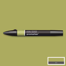 Winsor & Newton 0203281, Vert, Multicolore, Marsh Green, Fin/moyen, Pointe biseautée/balle, Rond
