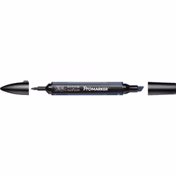 Winsor &amp; Newton 0203401, Bleu, Multicolore, Midnight Blue, Fin/moyen, Pointe biseautée/balle, Rond