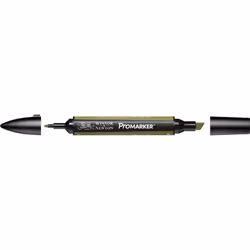 Winsor & Newton 0203447, Vert, Multicolore, Olive Green, Fin/moyen, Pointe biseautée/balle, Rond