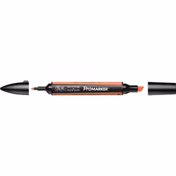 Winsor & Newton 0203270, Pêche, Multicolore, Peach, Fin/moyen, Pointe biseautée/balle, Rond