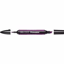 Winsor & Newton 0203197, Violet, Multicolore, Plum, Fin/moyen, Pointe biseautée/balle, Rond