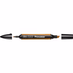 Winsor & Newton 0203552, Marron, Multicolore, Raw Sienna, Fin/moyen, Pointe biseautée/balle, Rond