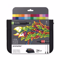 Winsor &amp; Newton 884955043295, 24 pièce(s), Bleu, Bourgogne, Vert, Kaki, Citron vert, Orange, Rose, Rouge, Turquoise, Asso ...