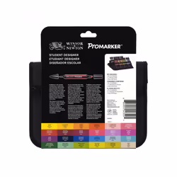 Winsor & Newton 884955043295 marqueur 24 pièce(s) Assortie Bleu, Bourgogne, Vert, Kaki, Citron vert, Orange, Rose, Rouge, Turquoise