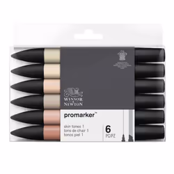 Winsor &amp; Newton 884955070390, 6 pièce(s), Corail, Ivoire, Pêche, Assortie, Noir, Ivory, Satin, Almond, Putty , Coral, Sof ...