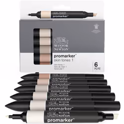 Winsor & Newton 884955070390 marqueur 6 pièce(s) Assortie Corail, Ivoire, Pêche - Vue supplémentaire 5