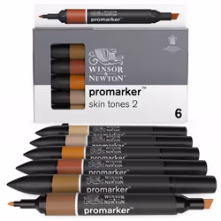 Winsor & Newton 884955070406, 6 pièce(s), Beige, Marron, Orange, Rose, Assortie, Noir, Burnt Sienna, Cinnamon, Tan, Blush ...