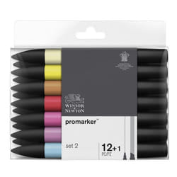 Lot de Feutres Promarker 12+1 - Winsor et Newton