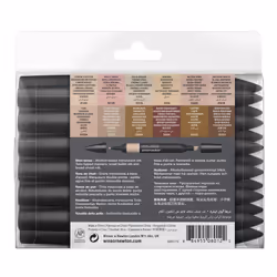 Winsor & Newton 884955080122 marqueur 13 pièce(s) Assortie Beige, Marron, Citron (couleur), Acajou, Rose, Rouge, Rose, Blanc - Vue supplémentaire 6