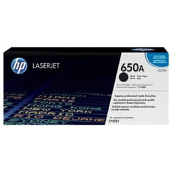 HP 650A toner LaserJet noir authentique