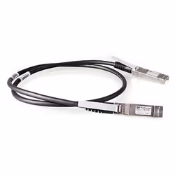 HPE X242 10G SFP+ 1m, 1 m, Direct Attach Copper, SFP+, SFP+, Noir