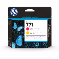 HP 771, HP DesignJet Z6200 Photo Printer series, Jet d'encre, Magenta, Jaune, CE018A, Singapour, 28 mm
