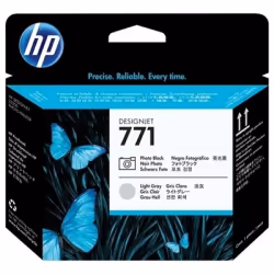 HP 771, HP DesignJet Z6200 Photo Printer series, Jet d'encre, Photo noire, Gris clair, CE020A, Singapour, 28 mm