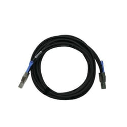 QNAP CAB-SAS30M-8644 câble Serial Attached SCSI (SAS) 3 m Noir, Métallique