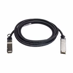 QNAP CAB-NIC40G30M-QSFP, 3 m, QSFP+, QSFP+, Mâle/Mâle, Noir, 40 Gbit/s