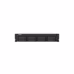 QNAP TS-873AeU-RP, NAS, Rack (2 U), Ryzen Embedded, V1500B, Noir