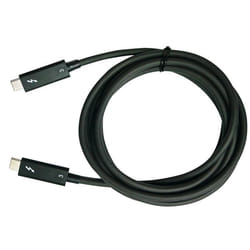 QNAP CAB-TBT315M-40G Câble Thunderbolt 1,5 m 40 Gbit/s Noir