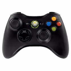 Microsoft NSF-00002, Manette de jeu, Xbox 360, Croix directionnelle, Analogique/Numérique, Sans fil, RF