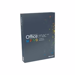 Microsoft Office Mac Home &amp; Business 2011, FR, Office suite, 1 licence(s), Boîte, Français, DVD, 2500 Mo