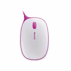 Microsoft Express Mouse, Ambidextre, BlueTrack, USB Type-A, Rose