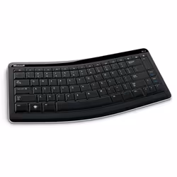 Microsoft Bluetooth Mobile Keyboard 5000, Noir, Sans fil, Bluetooth, 2.0+EDR, 2.4 GHz, 10 m