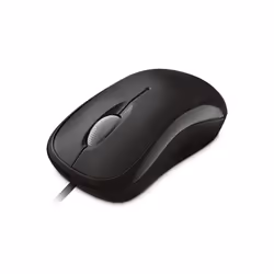 Microsoft Basic Optical Mouse, Ambidextre, Optique, USB Type-A, 800 DPI, Noir
