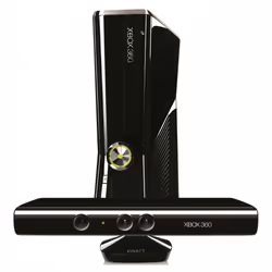 Microsoft Xbox 360 Slim 250GB + Kinect + Dance Central 2 + Kinect Adventures + Kinect Sports 250 Go Wifi Noir