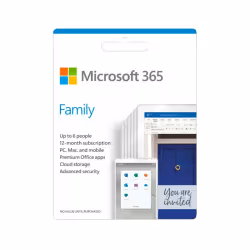 Microsoft Office 365 Home Premium, Office suite, 6 licence(s), 1 année(s), Téléchargement électronique de logiciel, Multiling ...