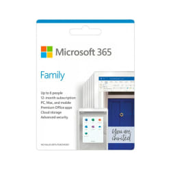 Microsoft Office 365 Home Premium Office suite 6 licence(s) Multilingue 1 année(s)