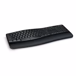 Microsoft Sculpt Comfort Desktop, Taille réelle (100 %), Sans fil, RF sans fil, Noir