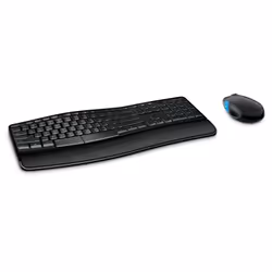 Microsoft Sculpt Comfort Desktop, Taille réelle (100 %), Sans fil, RF sans fil, Noir, Souris incluse