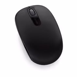 Microsoft Wireless Mobile Mouse 1850, Ambidextre, RF sans fil, Noir