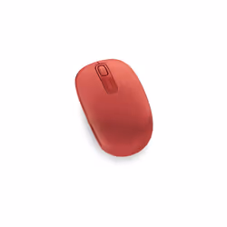 Microsoft Wireless Mobile Mouse 1850, Ambidextre, RF sans fil, Rouge